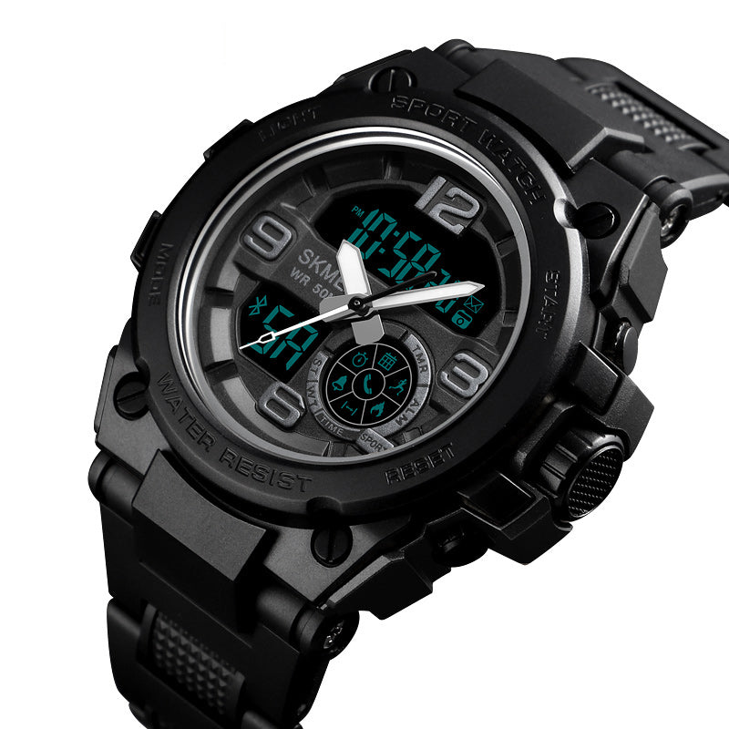 SKMEI 1517 Distance Call Message Reminder 5ATM Remote Camera Luminous Dual Display Digital Watch Smart Watch