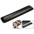 Deluxe Black PC Laptop PU Leather Wrist Rest with Meomery Foam for Standard