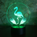 3D Night Light Touch Colorful Flamingo LED Table Lamp Birthday Gift