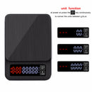 Mini LCD Digital Electronic Drip Coffee Scale with Timer 3kg 0.1g Digital Coffee Weight Household Drip Scale Timer