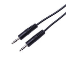 Black 3.5mm female to 2 of 3.5mm Male Audio Splitter Cable for speakers or