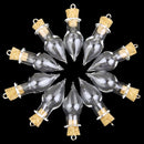 10 Glass Bottle Cork Glass Bottle Pendant, Water droplets shape Q2Y5