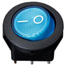 12V 16A LED Bipolar Rocker Switch ON / OFF SPST for Auto Moto Boat - Blue