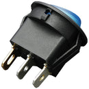 12V 16A LED Bipolar Rocker Switch ON / OFF SPST for Auto Moto Boat - Blue