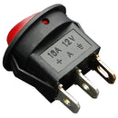 5 X 12V 16A LED Bipolar Rocker Switch ON / OFF SPST for Auto Moto Boat - Re S1H2