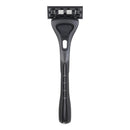 Minleaf ML-HR2 Ultra-smooth Manual Beard Shaver Razor 5 Layers Precision Edging Blades Hair Shaving Tool Vitamin E & Aloe Vera Lubrication Strip with Blade Protector