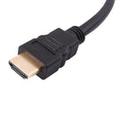 HDMI 1 to 2 Dual Adapter Signal Carrier Converter Cable for Video TV HDTV (