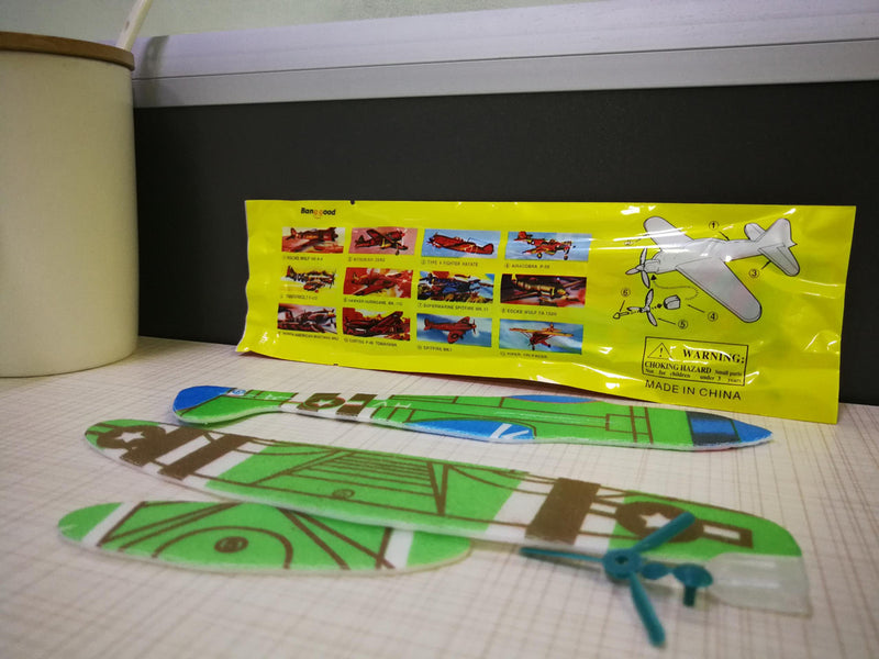 10Pcs Banggood Flying Glider Plane Toy Gift Birthday Christmas Party Bag Filler