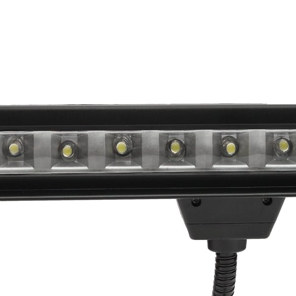 LED Clip-on Music Stand Clamp Night Light Bed Table Desk Reading Lamp