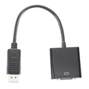 Displayport DP Male To VGA Female Adapter Display Port Cable Converter Blac