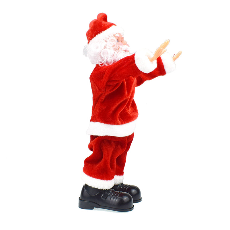 Christmas Upside-down Street Dance Somersault Santa Claus Electric Music Toys