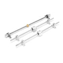 Machifit 15pcs 600mm Optical Axis Guide Bearing Housings Linear Rail Shaft Support Set