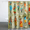 Waterproof Bathroom Curtain Custom Distinctive Cartoon African Woman Pattern Bathroom Shower Curtain