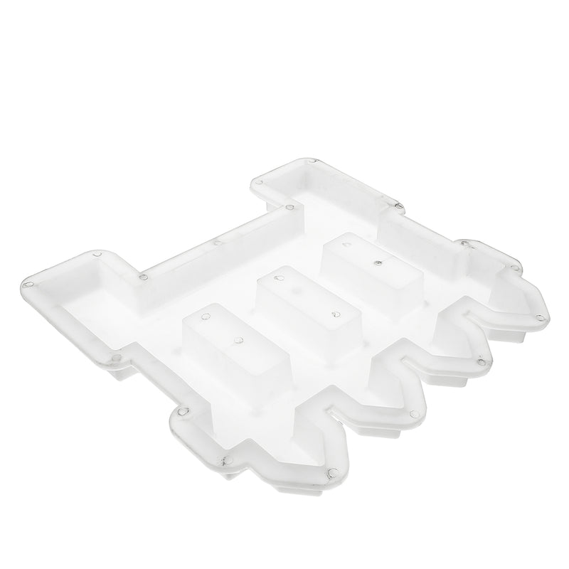 Concrete Mold Fence Mould Plastic Garden Park Flower Pool Yard Cement Brick DIY