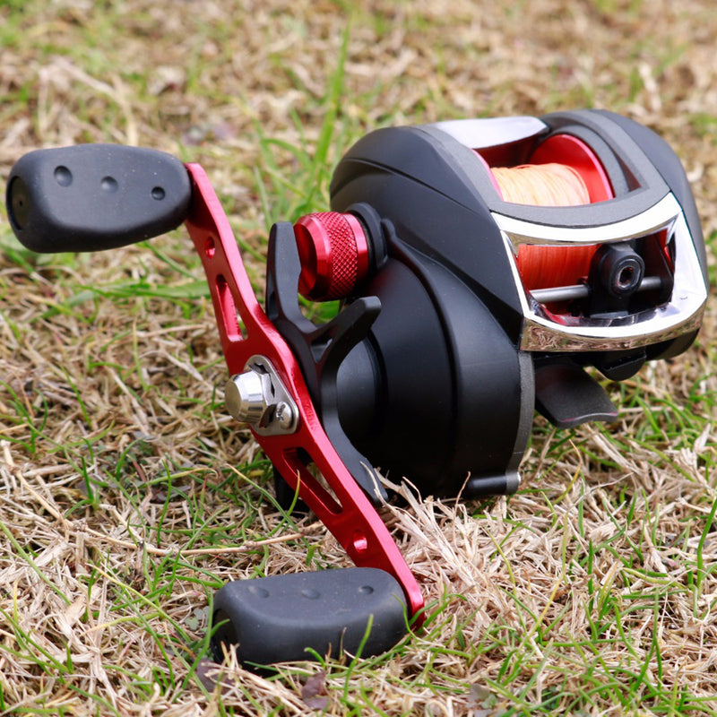 ZANLURE LA200 8.1:1 12+1BB Fishing Reel Left/Right Hand Max Drag 20LB Baitcasting Wheel