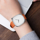 SINOBI 9705 Luxury Simple Design Leather Strap Fashion Men Women Quartz Wrist Watch