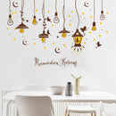Creative Chandelier Self - Adhesive Wallpaper Stickers Living Room Bedroom