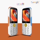 Samgle F7 Caption 3G Network 2.4 inch 1450mAh HD Display Flashlight Lound Speaker Whatsapp Dual SIM Card Dual Standby Feature Phone