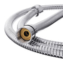 ABS and Chrome Finish Faucet Shower Head Combo w/ 60Inch Stainless Steel Hose for Bathroom