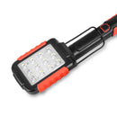 XANES 6035 9xLED 3Modes 180 Rotating Flashlight USB Rechargeable Magnetic Work Light AAA