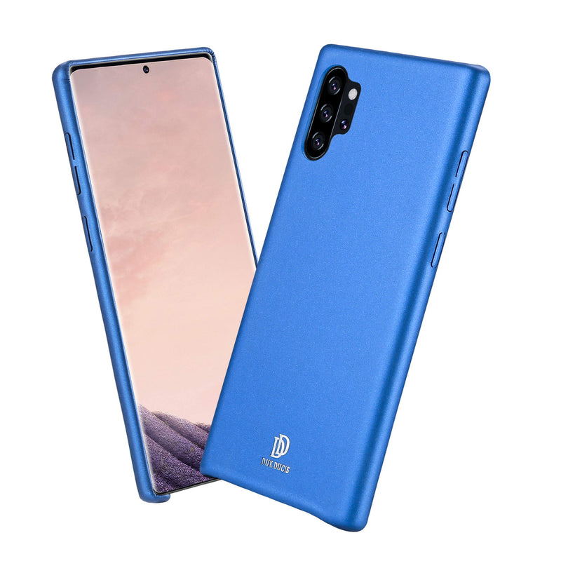 DUX DUCIS Frosted Shockproof Anti-Fingerprint PU Leather Protective Case for Samsung Galaxy Note 10+ / Note 10 Plus / Note 10+ 5G