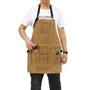 Multifunction Waterproof Aprons Storage Pockets Tool Apron Adjustable Straps