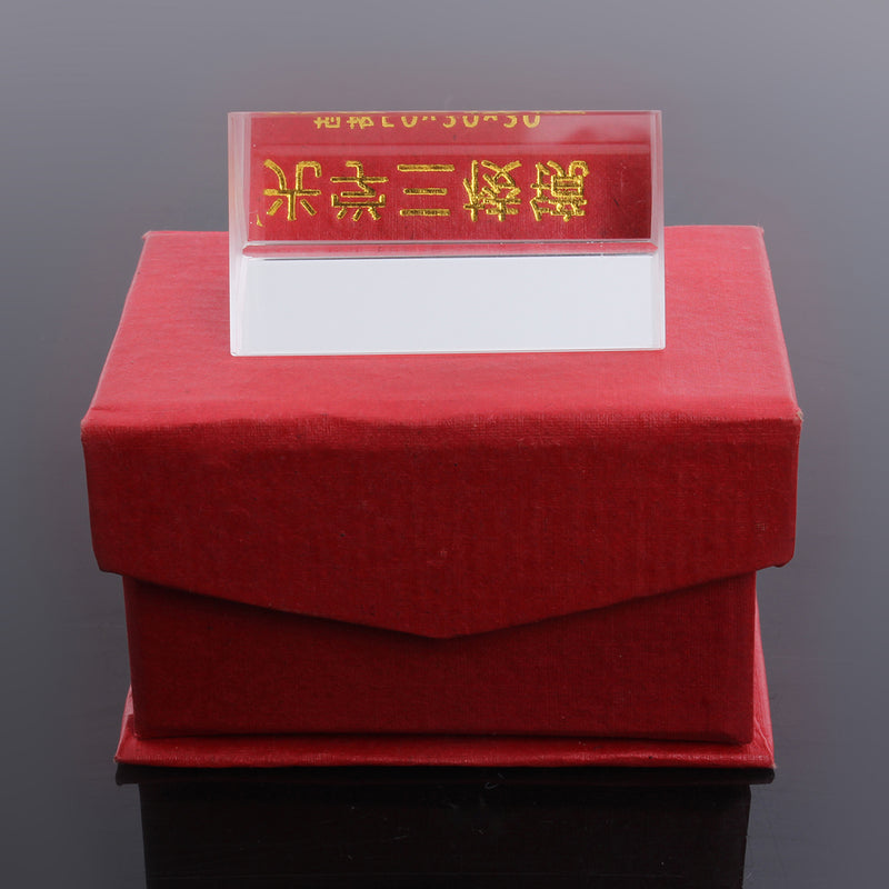 5cm Optical Glass Crystal Triple Triangular Prism Photography Physics Teaching Light Spectrum