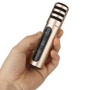 Dual Mobile Phone Computer Anchor Live Microphone Portable Mini Recording Capacitor Built-In Sound Card Karaoke Mic