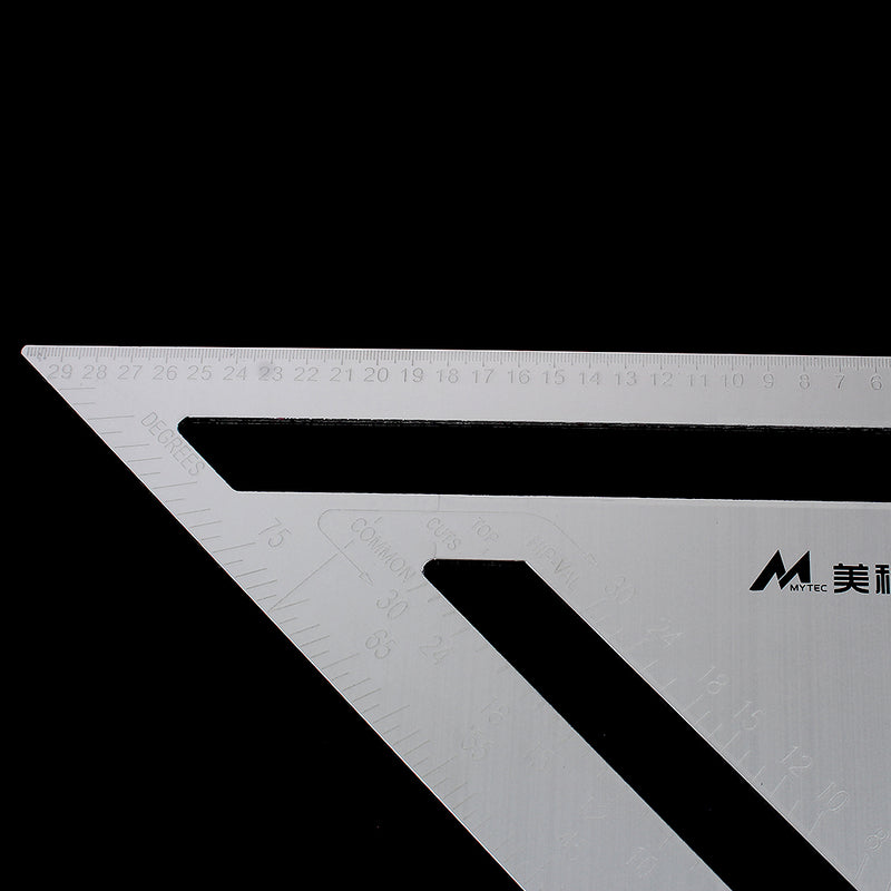 Aluminum Alloy 430x300x300mm Speed Square Layout Tool Metric Rafter Triangle Ruler Woodworking Carpenters Marking Tool