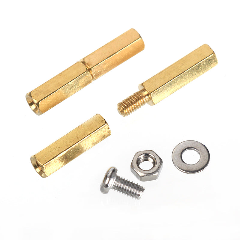 Suleve M3BH6 750Pcs M3 Brass Male-Female Hex Column Standoff Support Spacer Pillar 304 Stainless Steel Bolt And Cross Screw Nut Assortment for PCB Board