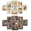 DIY 9PCS Family Collage Wedding Photo Picture Frame Wall Hanging Display Home Decorations