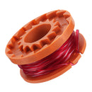 Grass Trimmer Head Spool Line String with Spool Coil Cap Cover for Worx WA0010 WG150 WG180