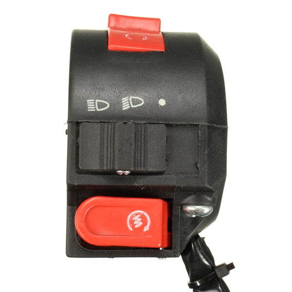 7/8 inch 22mm Handlebar Left Switch Chinese 110cc Motorcycle ATV Quad 3 Functions
