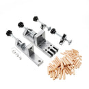 Drillpro Universal Dowelling Jig Set with Aligning Clamps Dowel Pins and Depth Stop Collars