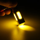 2Pcs 1156 BAU15S PY21W 7.5W LED COB Car Turn Signal Backup Lights Bulb Lamp Amber 12V