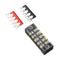 3 Pcs Dual Row 5 Position Screw Terminal Strip 600V 15A Insulated Terminal Barrier Strip
