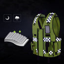 Mesh Breathable Fluorescent Yellow Safety Clothing Safety Adjustable Hi-Vis Safety Vest High Reflective Jacket Security Cloth and Pocket