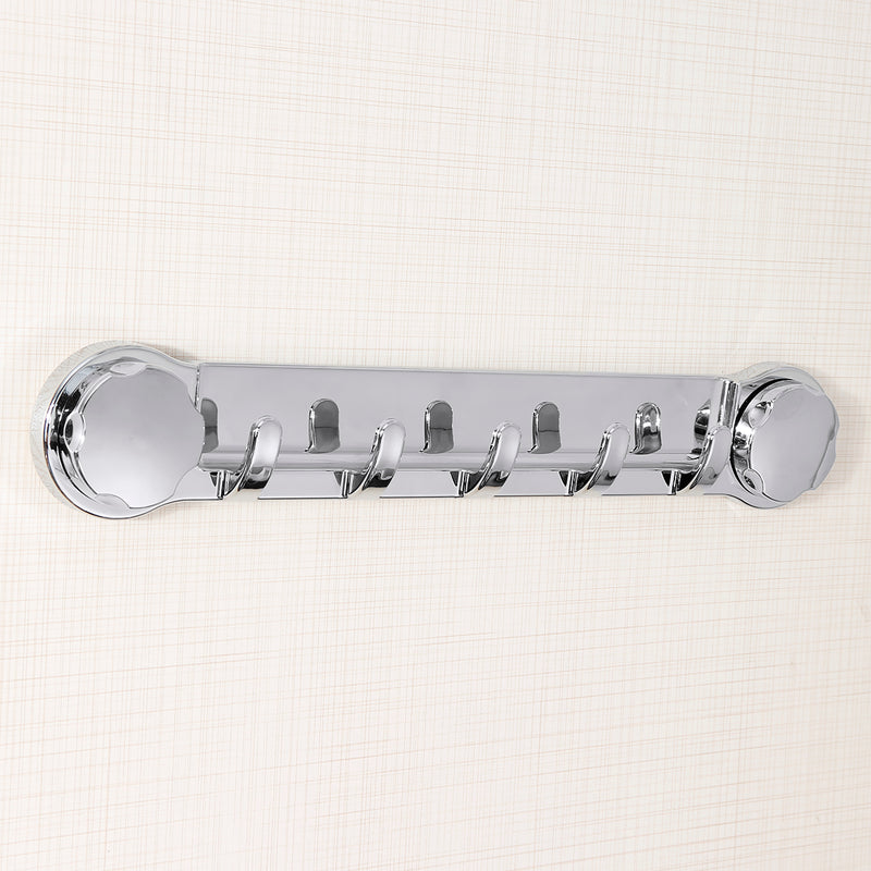 6 Hooks Wall Hook Mounted Rack Coat Robe Hat Cloth Hanging Hanger Holder