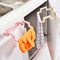 Towel Shelf Holders Cupboard Bag Clips Door Back Trash Rack Storage Garbage Bag Holder Hanging Kitchen Cabinets Storage Bag