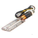 Pair LED Turn Signal Motorcycle Light Amber Blade Lamp Indicator Blinker Light
