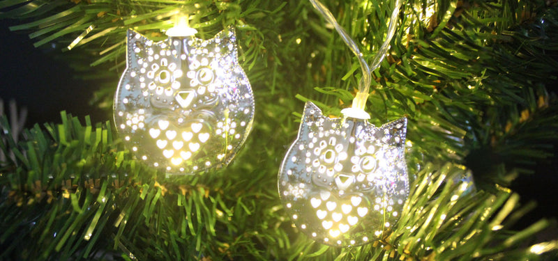 KCASA 1.8M 10 LED Metal Owl String Lights LED Fairy Lights for Festival Christmas Decoration