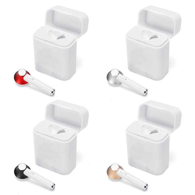 Wireless bluetooth Earphone Mini Portable Lightweight Single Earbuds with Charging Box with Mic