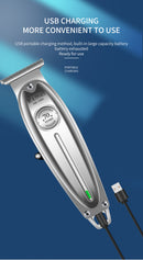 Kemei-1949 All Metal Professional Hair Clipper Men Electric Cordless Hair Trimmer 0mm Baldheaded T Blade Haircut Machine Barber