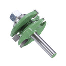 Drillpro 3pcs 8mm Shank Ogee Rail and Stile Router Bit Set Tungsten Carbide Woodworking Cutter Rotary Tool