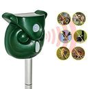 KCASA-504 Solar Ultrasonic Rat Repeller Animal Repeller Outdoor Garden Cat Infrared Sensor Insect Repellent Ultra Sonic Repeller