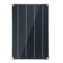 20W Waterproof Solar Panel Matte Texture Car Emergency Charger WIth 4 Protective Corners Dual USB+DC