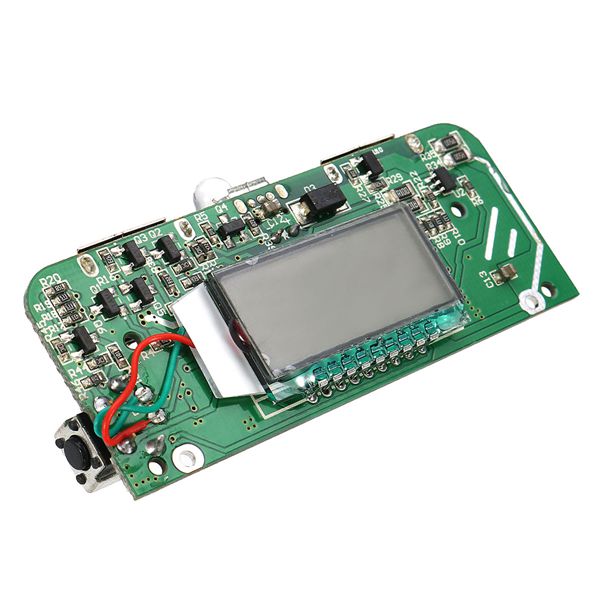 K6-PCBA 5V 2.1A 1A Dual USB 3V To 5V Boost Module Board For Power Bank 18650 Battery With LED Screen