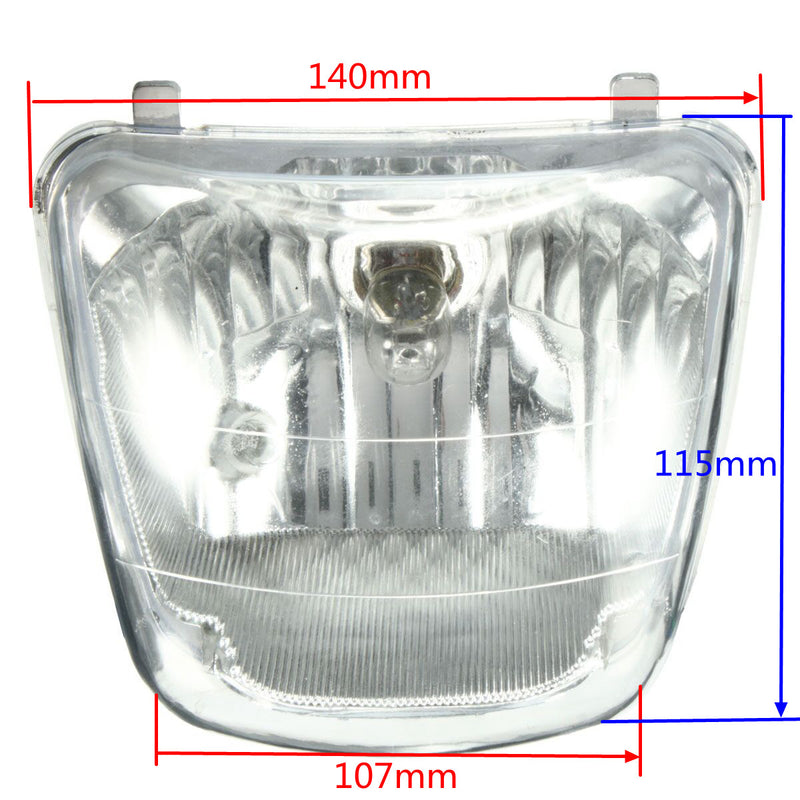 50cc 70cc 90cc 110cc Front Headlight Assembly For ATV QUAD SUNL COOLSTER TAOTAO