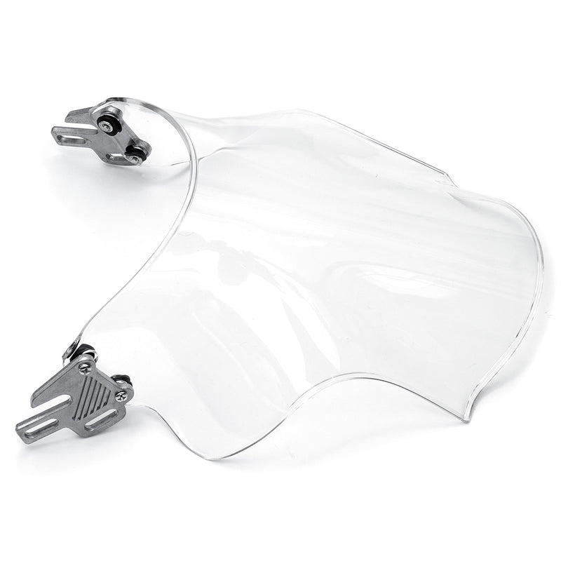 Front Motorcycle Windshield Windscreen Universal For Honda Yamaha Kawasaki Suzuki