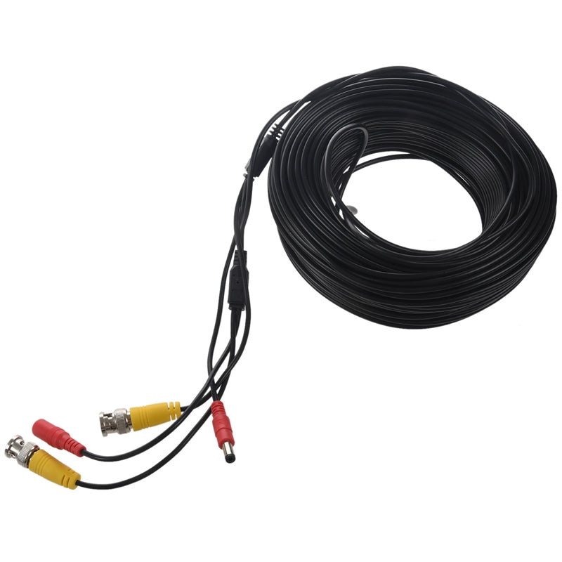 1*50m BNC Video Power Cable For CCTV Camera DVR Security System